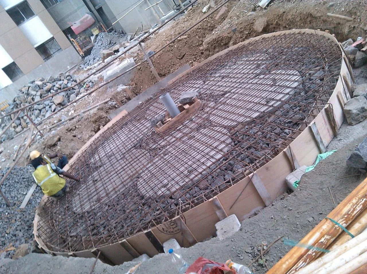 Sshashvat rainwater harvesting installation, project view 2