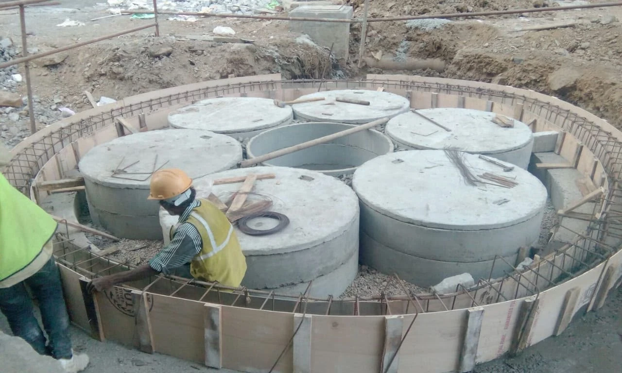Sshashvat rainwater harvesting installation, project view 6